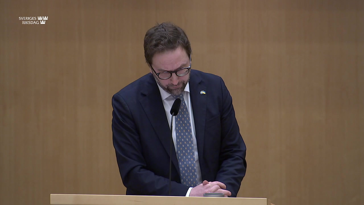 Stillbild från Debatt om förslag: Riksrevisionens rapport Skolpengen – effektivitet och konsekvenser