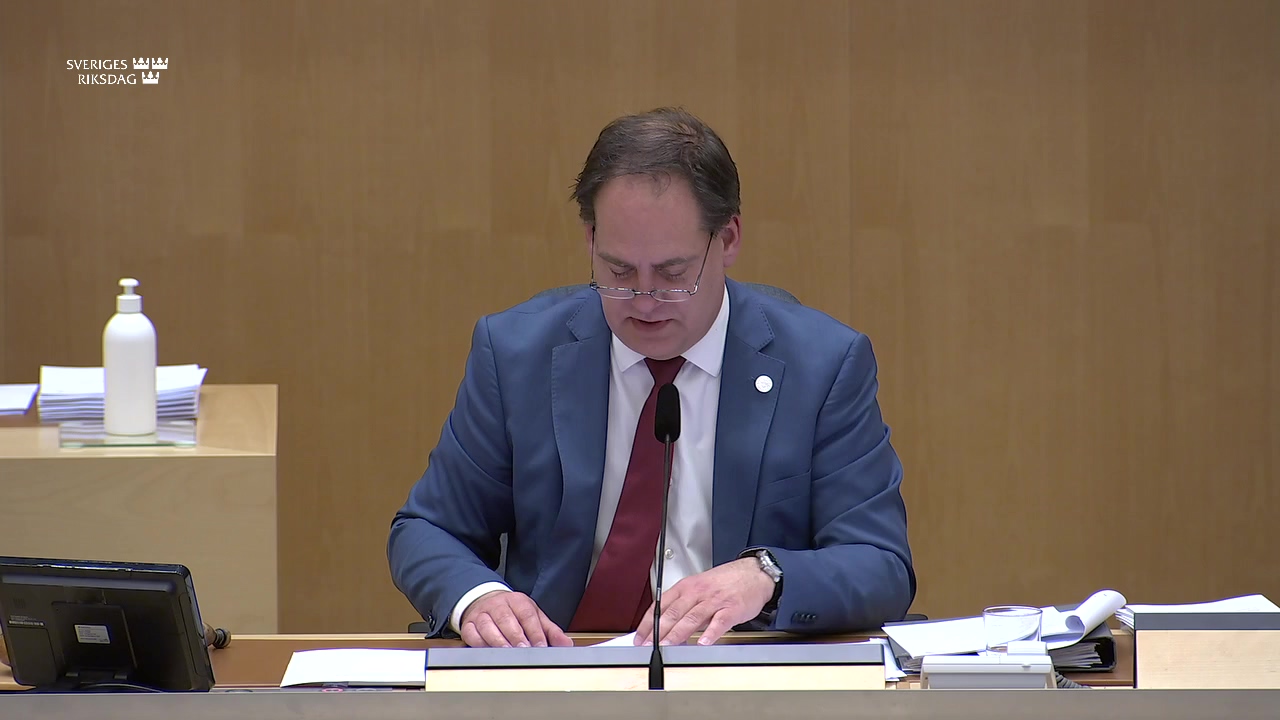 Stillbild från Beslut: Beslut: Statlig förvaltning och statistikfrågor