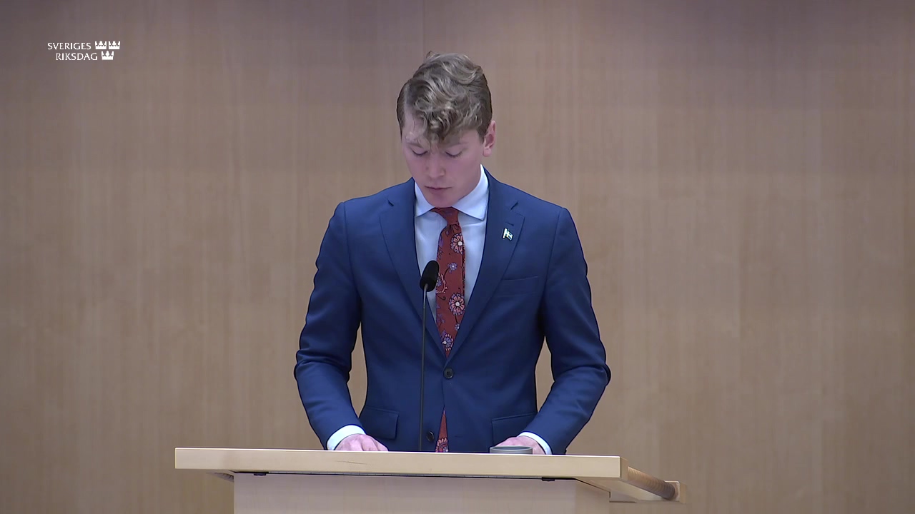 Stillbild från Debatt om förslag: Internationellt utvecklingsbistånd