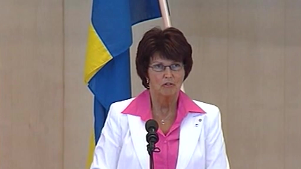 Stillbild från debatten i kammaren