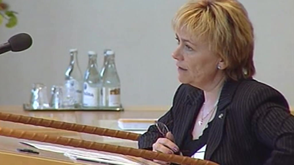 Stillbild från debatten i kammaren